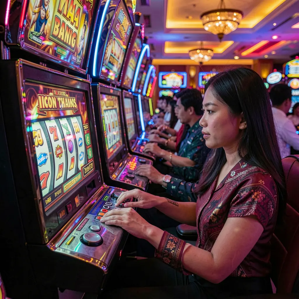 Estilong Pilipinong dealer ng casino na sumasalubong sa mga manlalaro sa isang live na mesa na may mga baraha at chip na kumakatawan sa interaktibong karanasan sa pag-login ng NNPH sa Pilipinas Mga Slot ng NNPH – Maranasan ang mataas na enerhiyang aksyon sa slot na ginawa para sa mga manlalaro sa Pilipinas